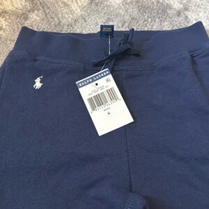 *NWT* Ralph Lauren, Navy, stretch pants, jersey knit material, Size 6